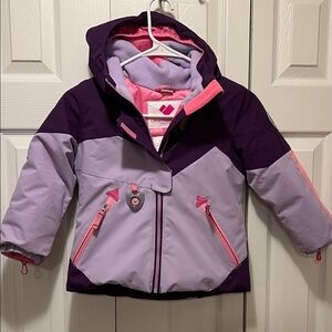 Obermeyer Lissa Purple and Pink Kids' Jacket